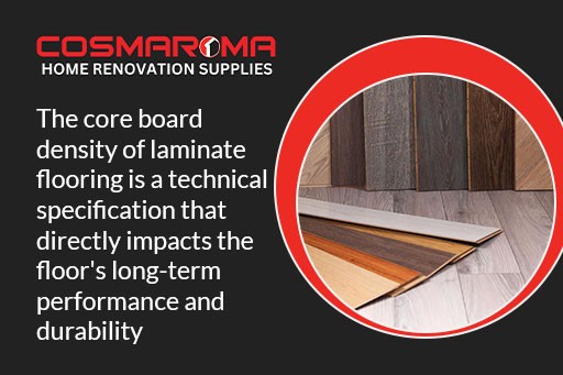 core board density of laminate flooring