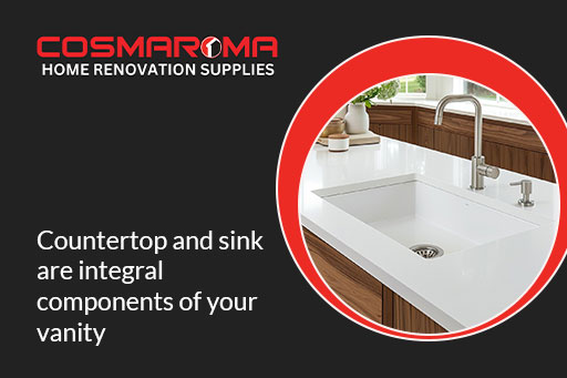 Countertop and Sink Are Essential Vanity Features