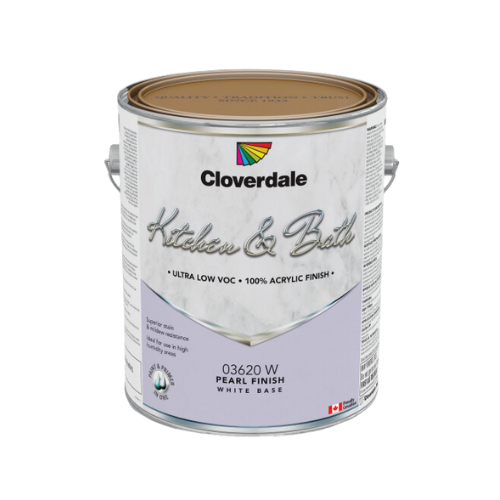 Cloverdale - Kitchen & Bath Pearl White Base 3.64L - 03620 W