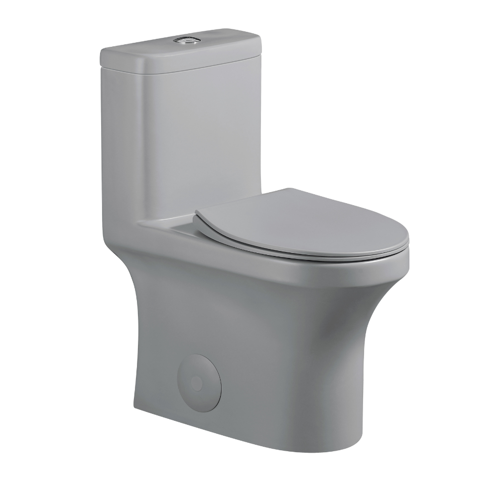 Dureno - One Piece Toilet Light Grey (4.8L-6L / 1.1gal-1.6gal) - T202LG