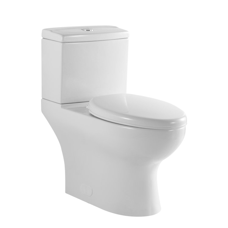 Dureno - Two Piece Toilet White Gloss (4.8L-6L / 1.1gal-1.6gal) - T208W