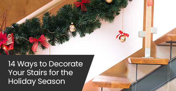 14 ways to decorate your stairs for the holiday season